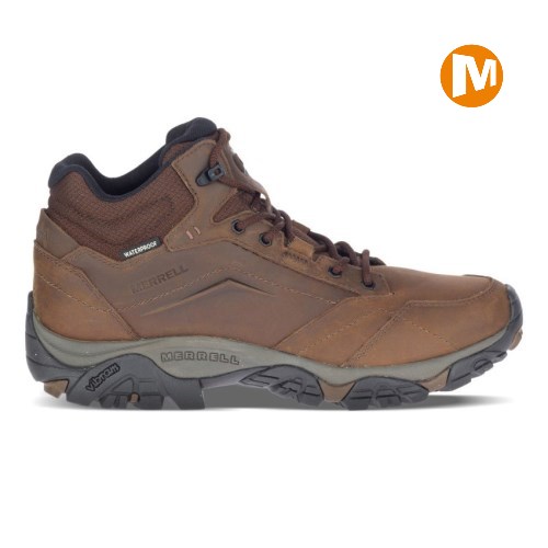 Merrell Moab Adventure Mid Waterproof Winterstiefel Herren DunkelBraun [DE-UPYLB]